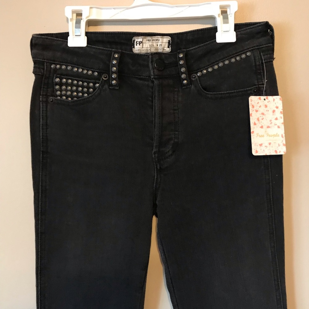 Black Free People Jeans - Picture 2 of 8